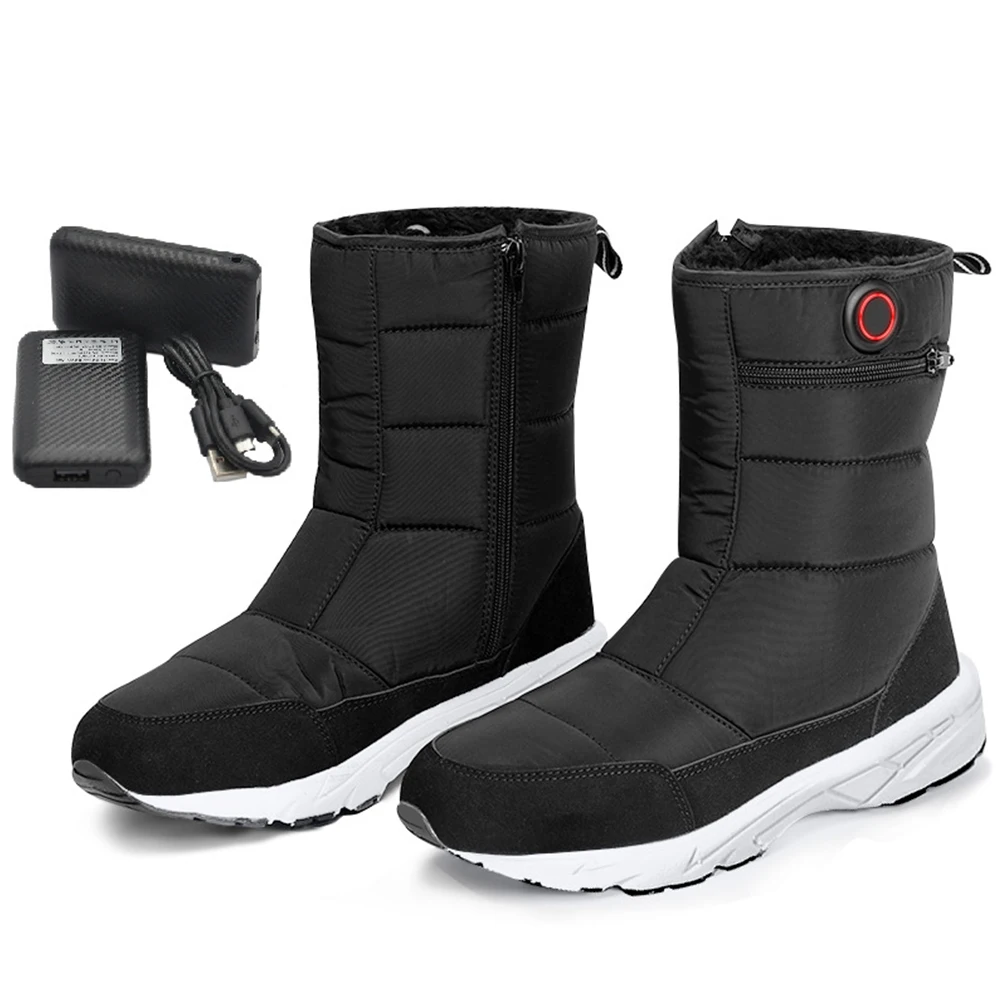 

Умная обувь с электрическим подогревом, моющаяся, женская, удобная, водонепроницаемая, 3 скорости, регулируемая для кемпинга, походов