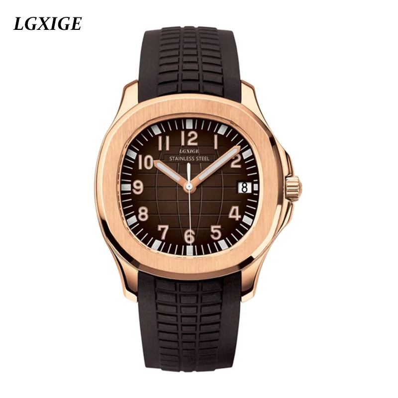Enlarge Hot Sale Fashion Men's Quartz Watch Sport Stainless Steel Quartz Watches Personalized Water Resistant Luminous Hands Clock