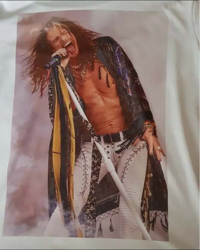 Белая футболка с принтом Steven