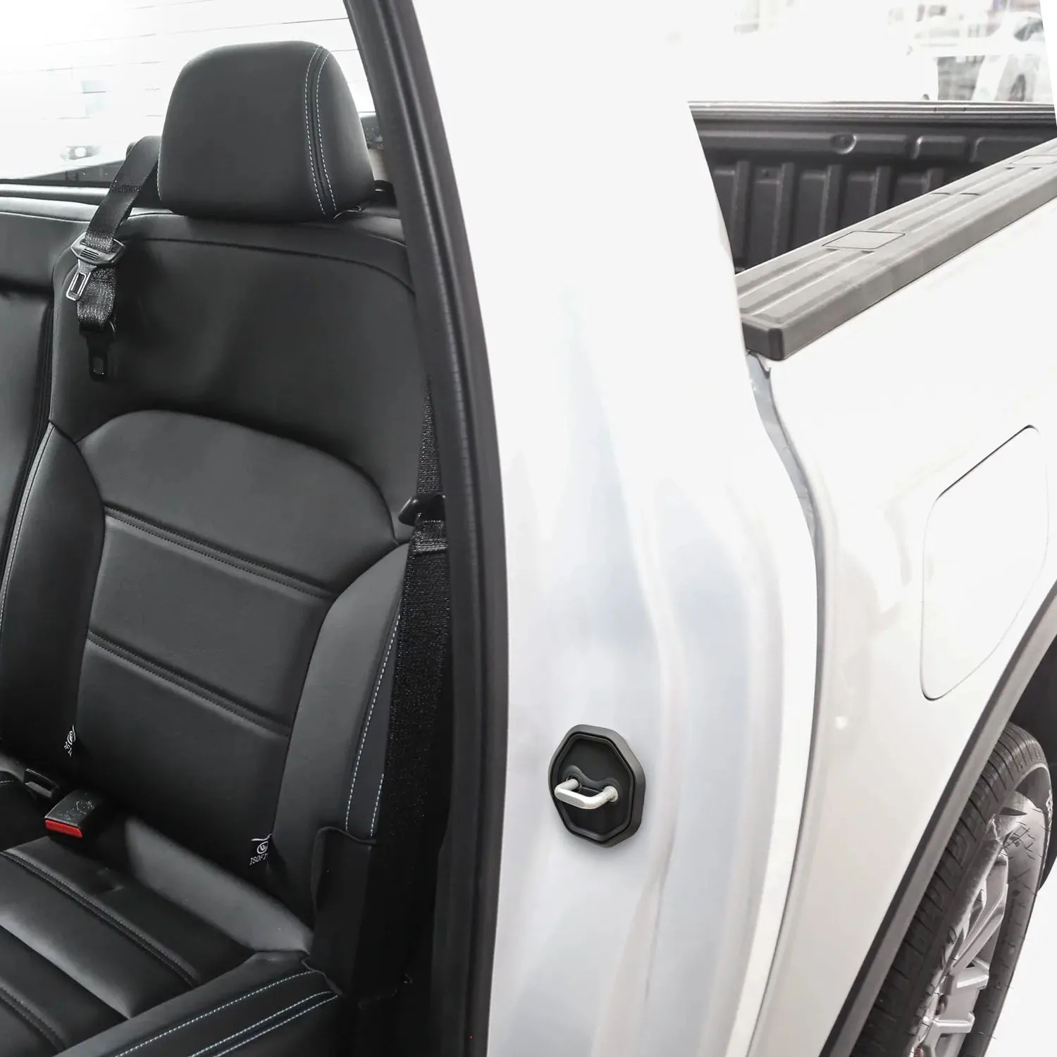 Подходит для Ford Ranger T9 2023 2024 4 шт. силиконовая крышка с пряжкой замка дверей