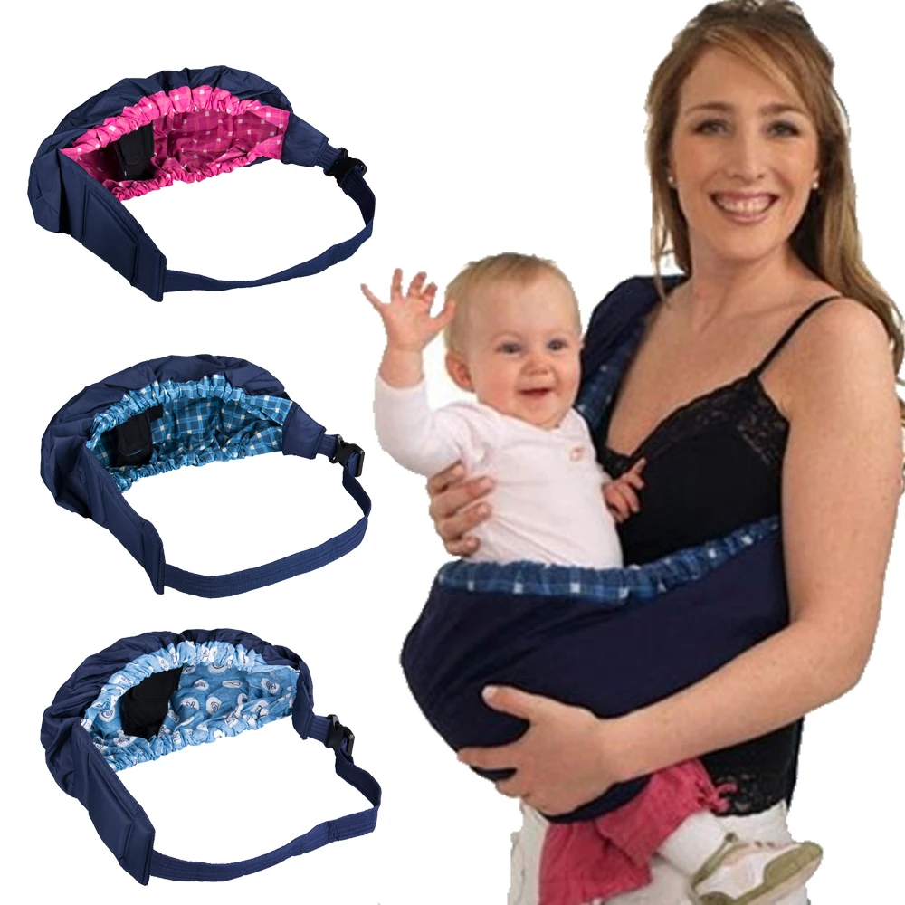 Wrap Baby Carrier, Stretchy Infant Sling, Adjustable Strap Hands Free Holder for Baby, Infant, Mom, Dad