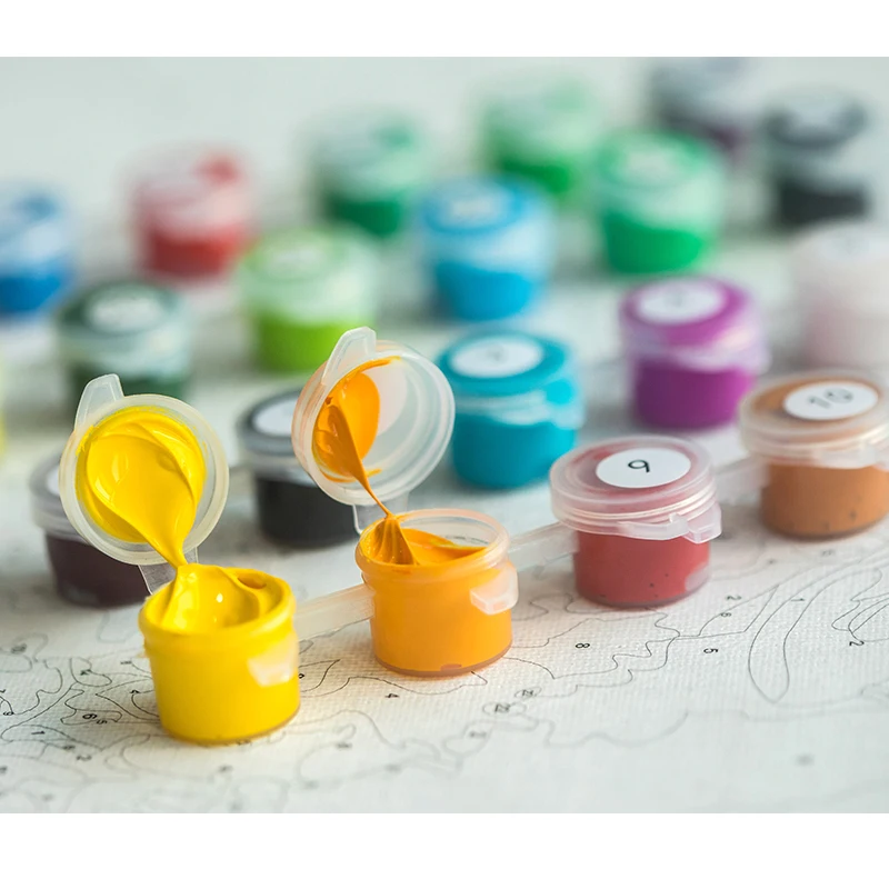 Набор для рисования по номерам на холсте Роза |