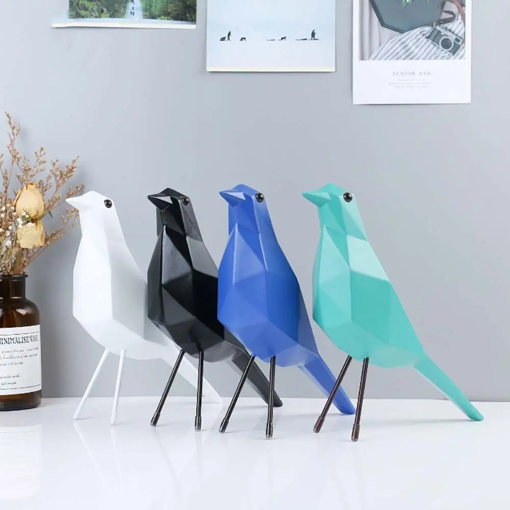 

Фигурка птицы в простом скандинавском стиле, прекрасный орнамент для птиц, статуя голубей мира для сада, украшение для дома и рабочего стола