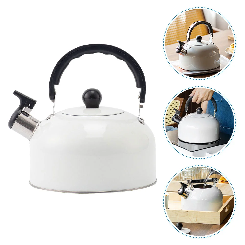 

Kettle Tea Stovetop Whistling Water Stainless Pot Kettles Steel Stove Boiling Teapot Boiler Coffee Camping Gas Teapots Whistle
