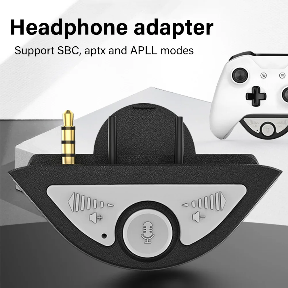 

Controller Headset Adapter For Xbox One Wireless Controller Stereo Headset Audio Adapter Sound Enhance Support SBC APTX APLL
