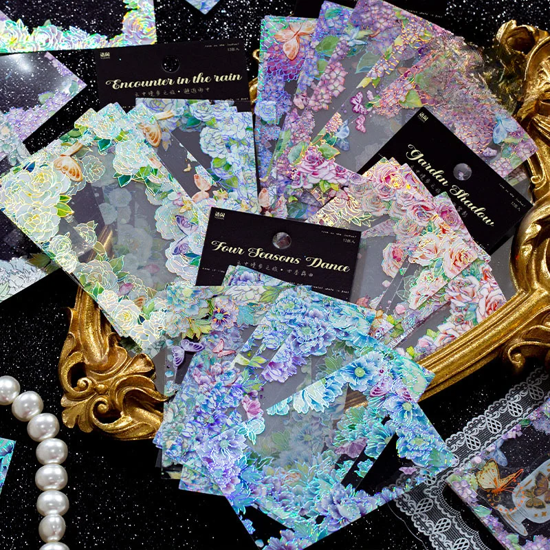 

12 шт., винтажные Декоративные Серебряные наклейки для домашних животных