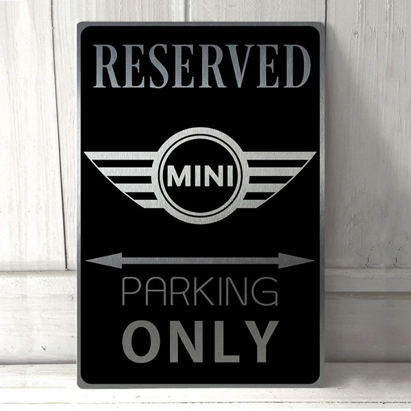 

Mini Cooper Parking Only Metal Tin Sign Metal Sign Home Garage Man Cave Pub Bar Wall Decor Wall Poster(20cmx30cm)