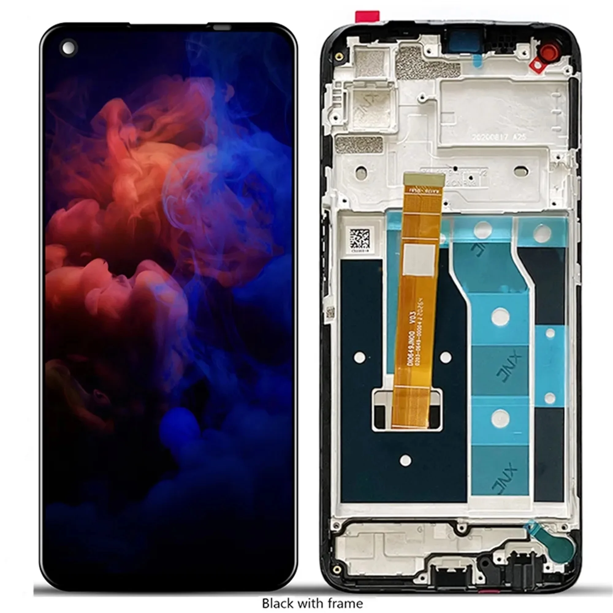 Для oppo realme 6s rmx2002 ЖК-экран сенсорный дигитайзер в сборе для 6 5 дюймов с рамкой