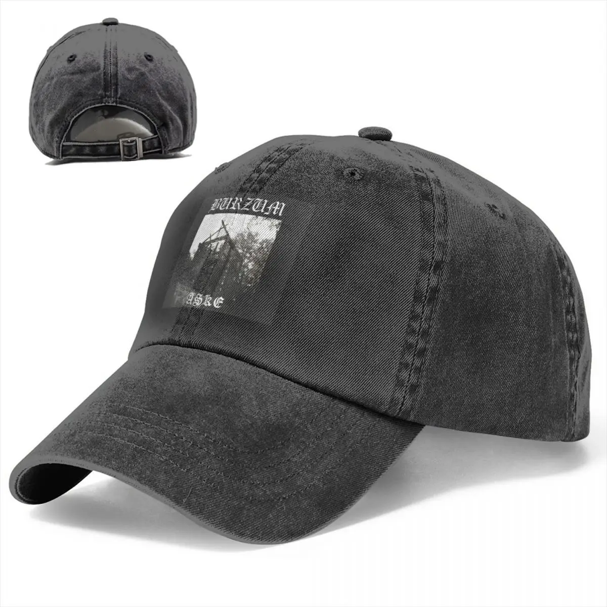 

Metal Band Water Wahshing Baseball Cap Burzum Aske Fitted Teens Retro Baseball Hat Fishing Caps