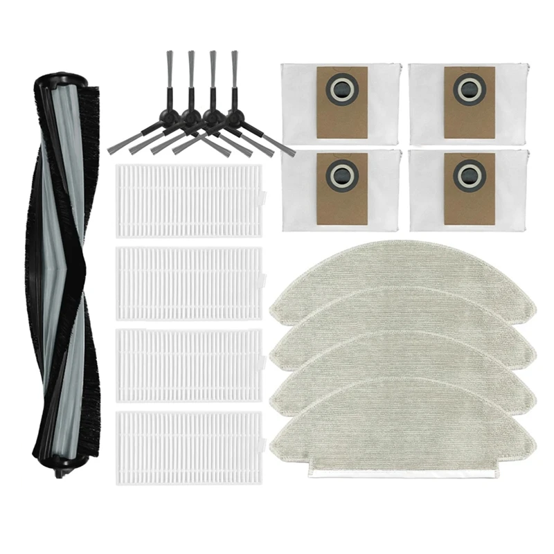 Сменный валик для Viomi Alpha 2 Pro основная и боковая щетки фильтр НЕРА насадки швабры