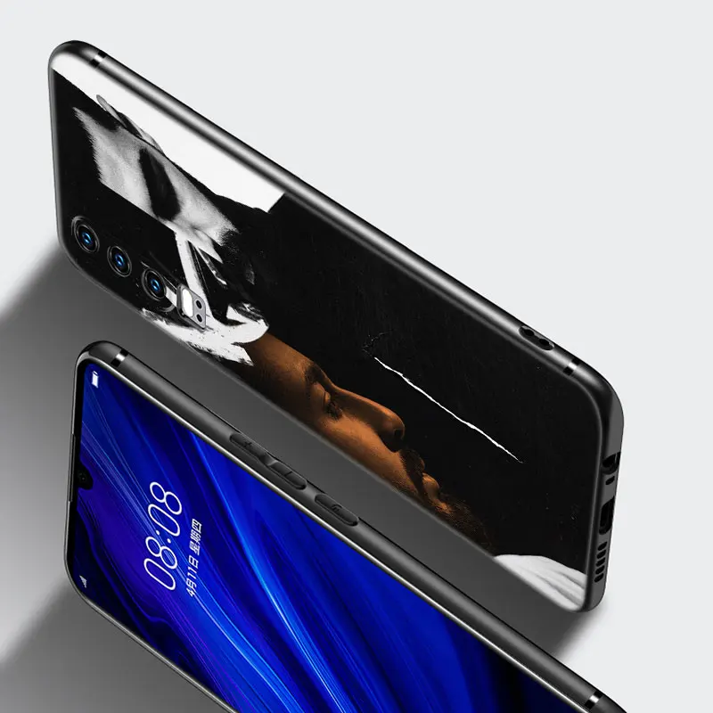 Чехол для телефона Miyagi &amp Andy Panda Huawei P50 P40 P30 P20 P10 P9 P8 Lite 2017 P Smart Z S Pro 2021 2020 2019 черный