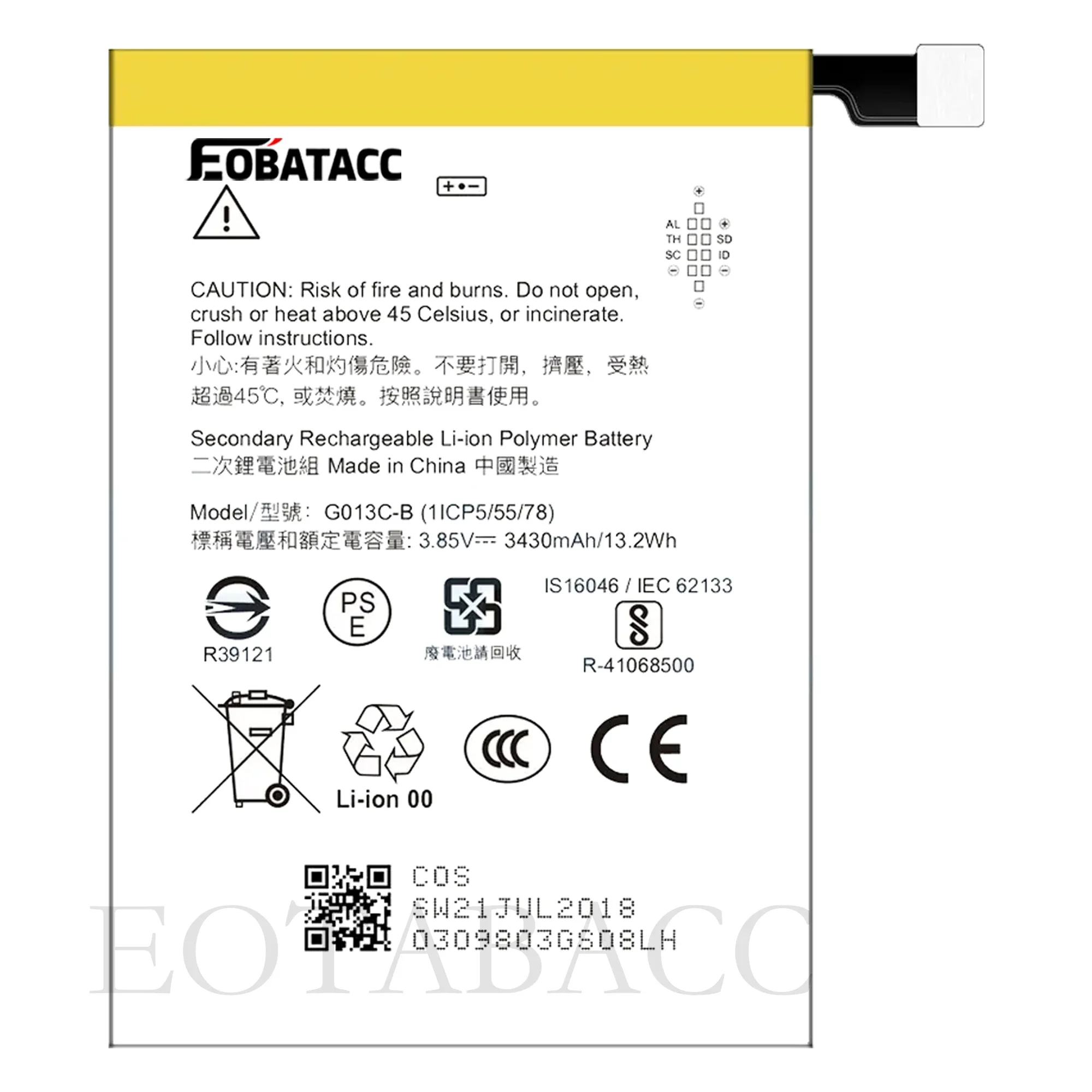 EOTABACC 100% новый оригинальный аккумулятор G013C-B для HTC Google Pixel 3 XL 3XL телефона +