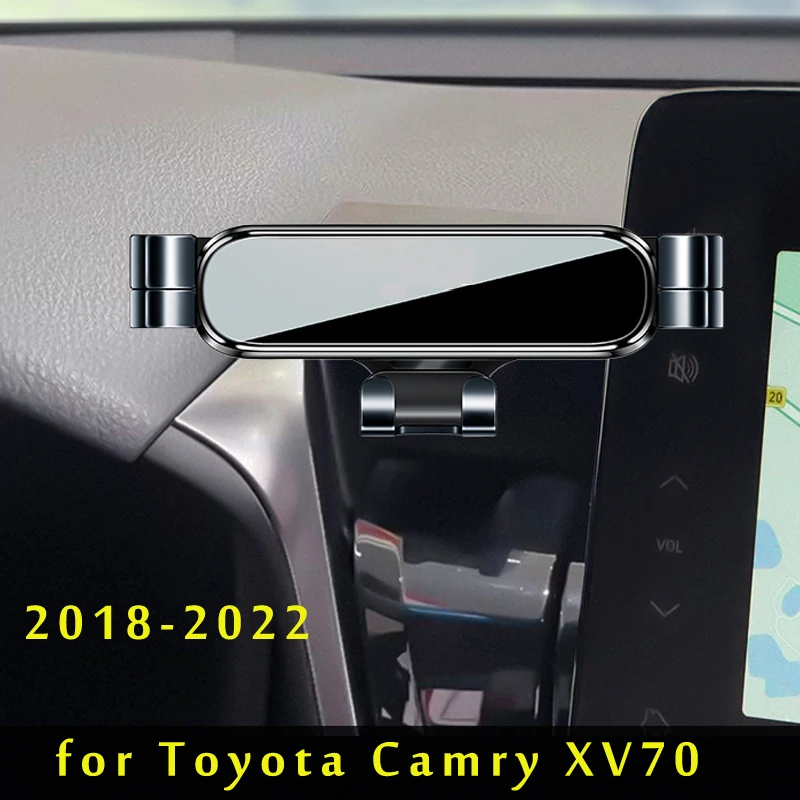 

Автомобильный держатель для телефона для Toyota Camry XV70 2021 2022 2018 автомобильный Стайлинг кронштейн GPS подставка Поворотная поддержка Мобильные аксессуары
