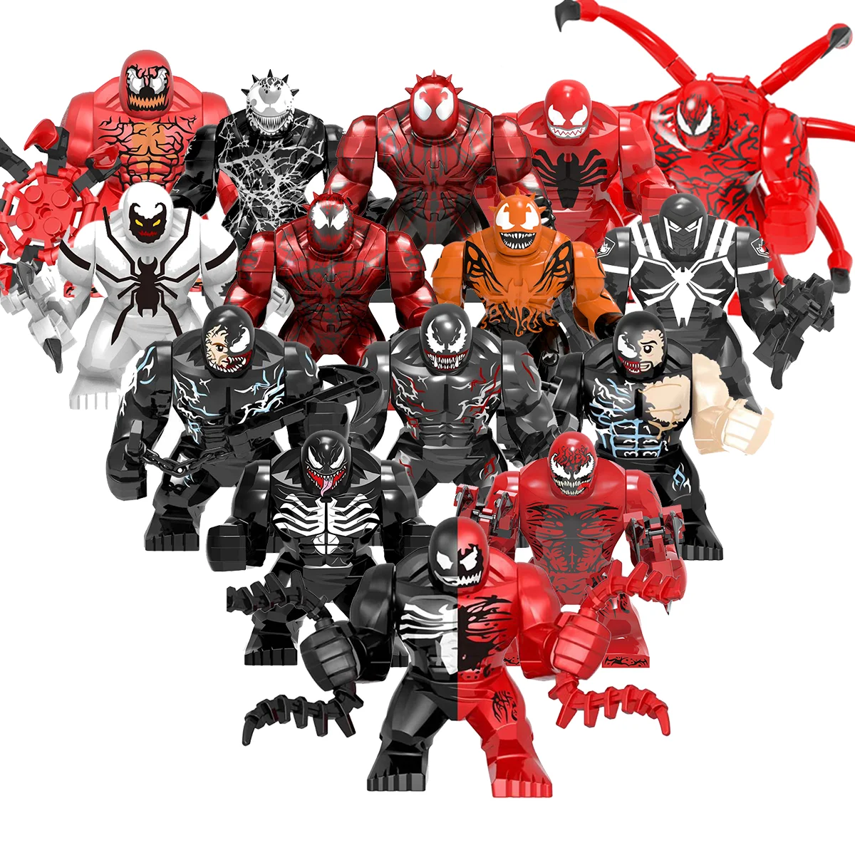 

Disney Avengers figures Venom Carnage Ironman Hulk Thanos figure Compatible of Avengers Building Blocks Toys For Children