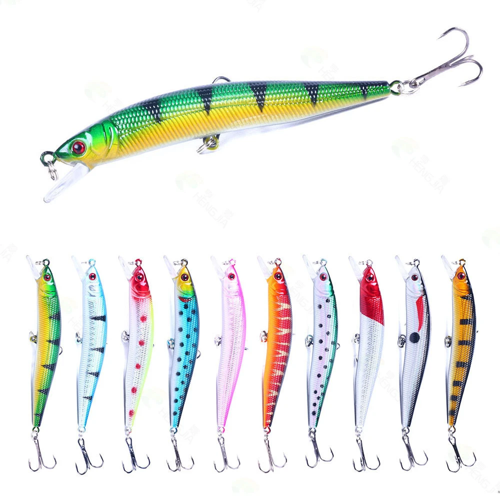 

1pcs Jerkbait Fishing Lure Minnow Bait Artificial Hard Bait Swimbait 10cm 8.4g Wobbler Crankbait Carp Perch Fishing Lures Pesca