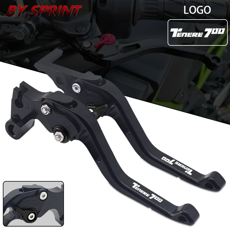 

Motorcycle Adjustable Short Brake Clutch Lever Handlebar Brake tenere700 For YAMAHA TENERE 700 TENERE700 2019 2020 2021 2022