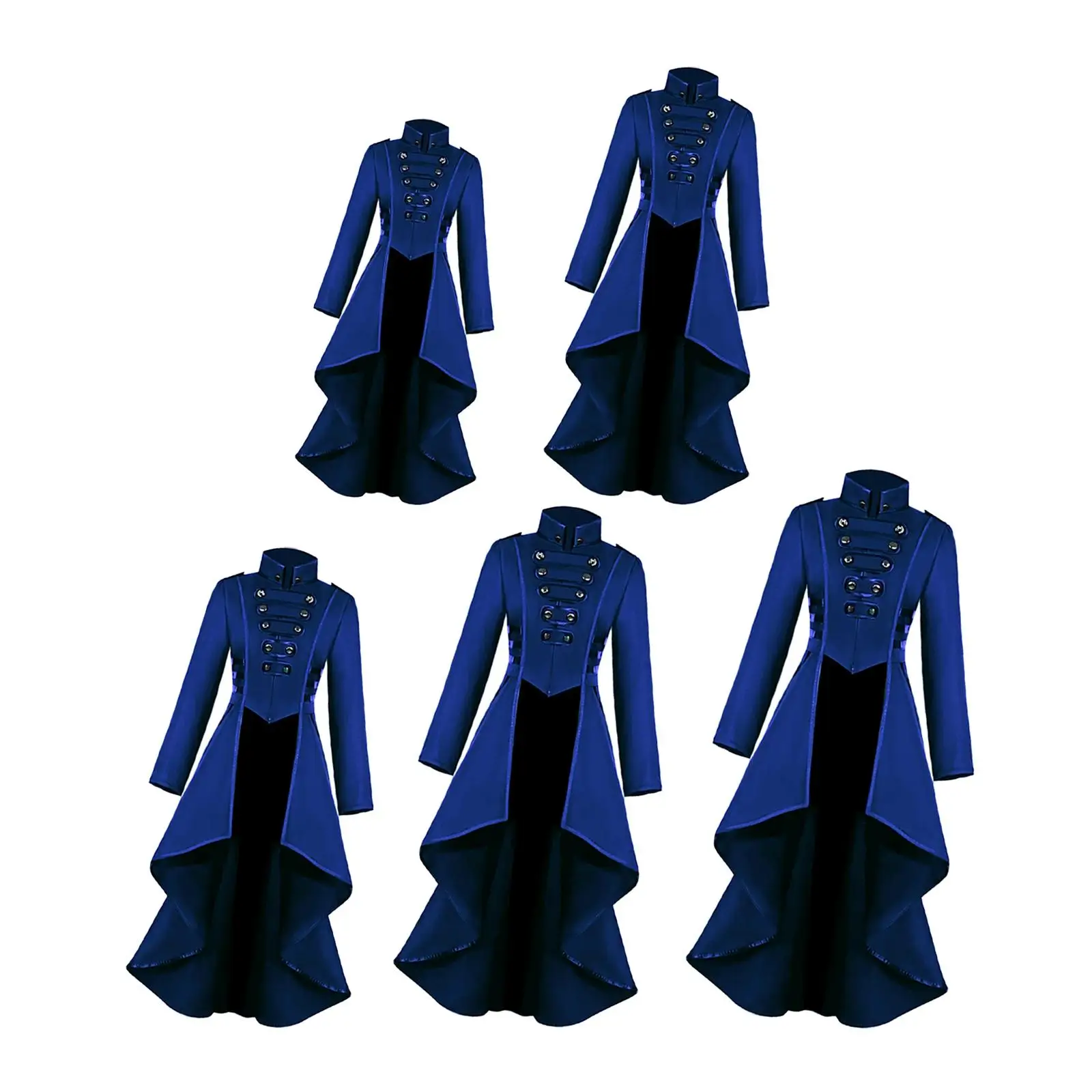 Ретро стиль средневековый Готический плащ в стиле стимпанк куртка с