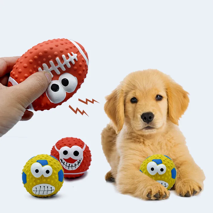 Мягкие игрушки-пищалки для собак из латекса