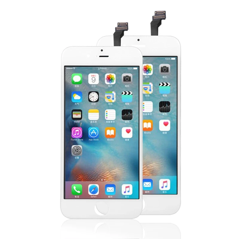 Kup A + + + Jakość Ekran LCD Dla IPhone 6/6S / 7/7P/8/8P 100% Super 3D Dotykowy Wyświetlacz Digitizer Dla 6 6S 8 Plus Montaż Ekran LCD