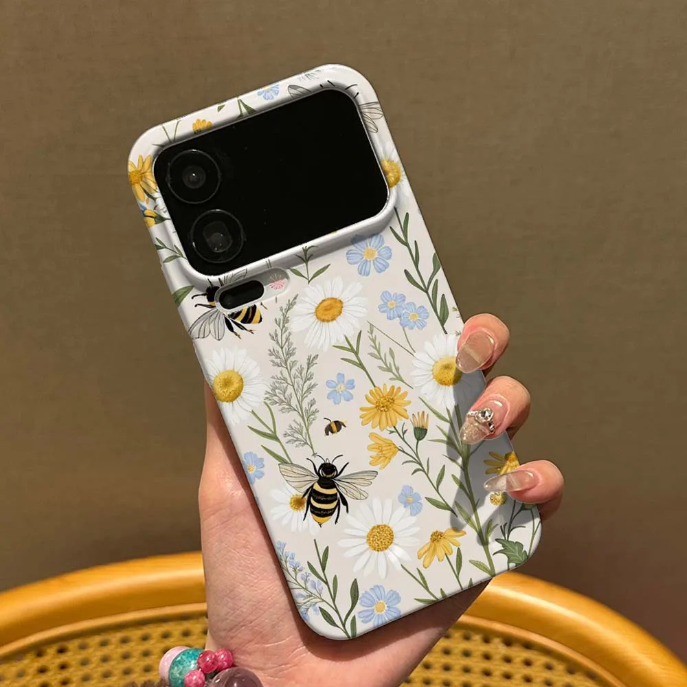 Фото Чехол с узором пчелы для Xiaomi Mi 17 15 14 13 14T 13T 12T Pro Max Lite Feilin, чехол для телефона с волнообразным масляным рисунком №5