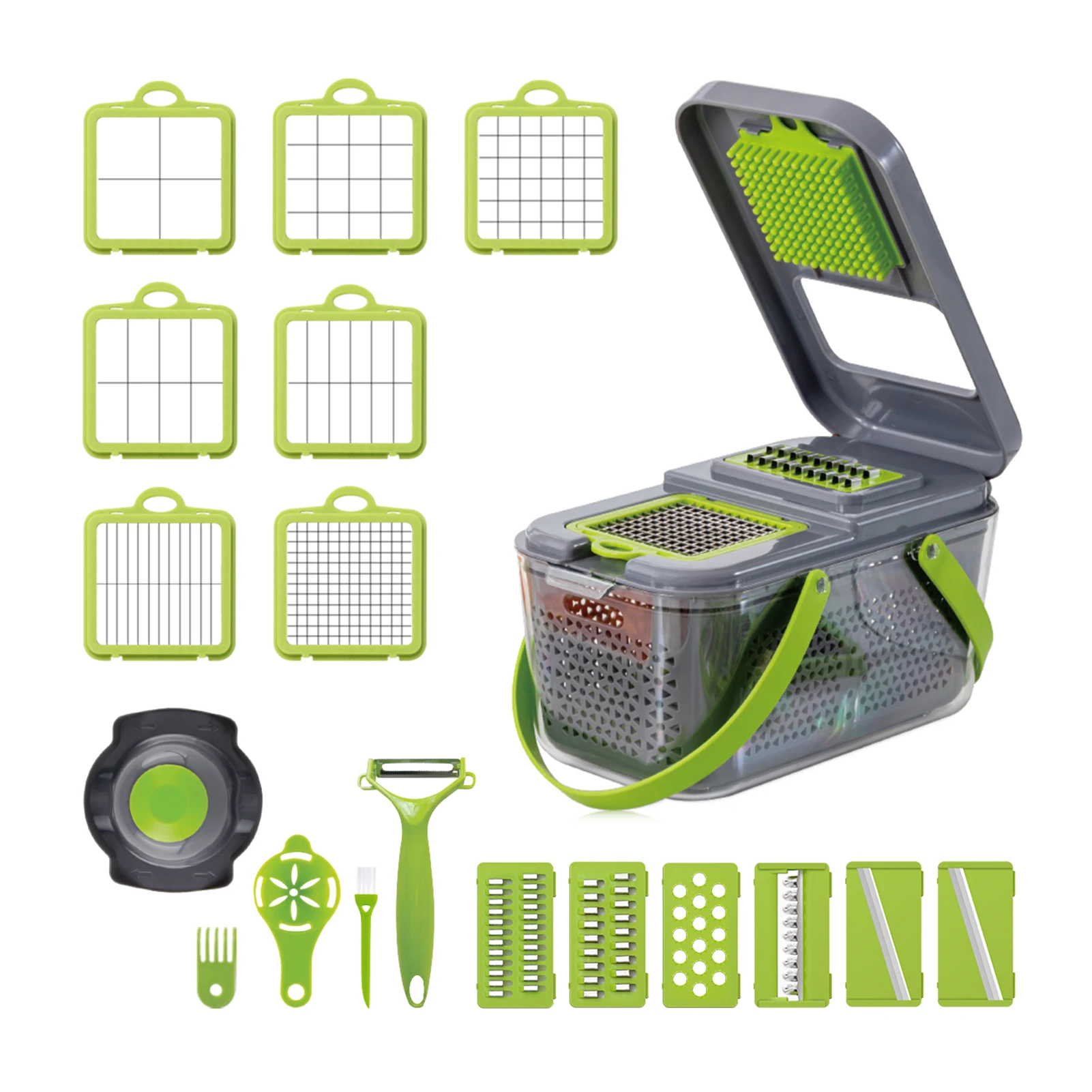 

Multifunctional Slicer Vegetable Chopper Cutter Kitchen Grater Home Essential Cutter For Onion Garlic Carrot Potato Salad