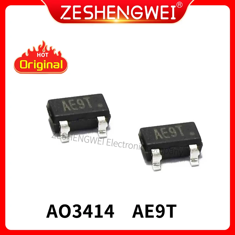 

50PCS AO3414 A0LA SOT-23 N-Channel SMD Mosfet Transistor New Original