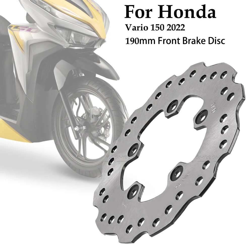

Передний тормозной поплавковый суппорт мотоцикла, 5 отверстий, подходит для HONDA Vario 150 2020-2022, оригинальная замена колодки дискового тормоза 190 мм