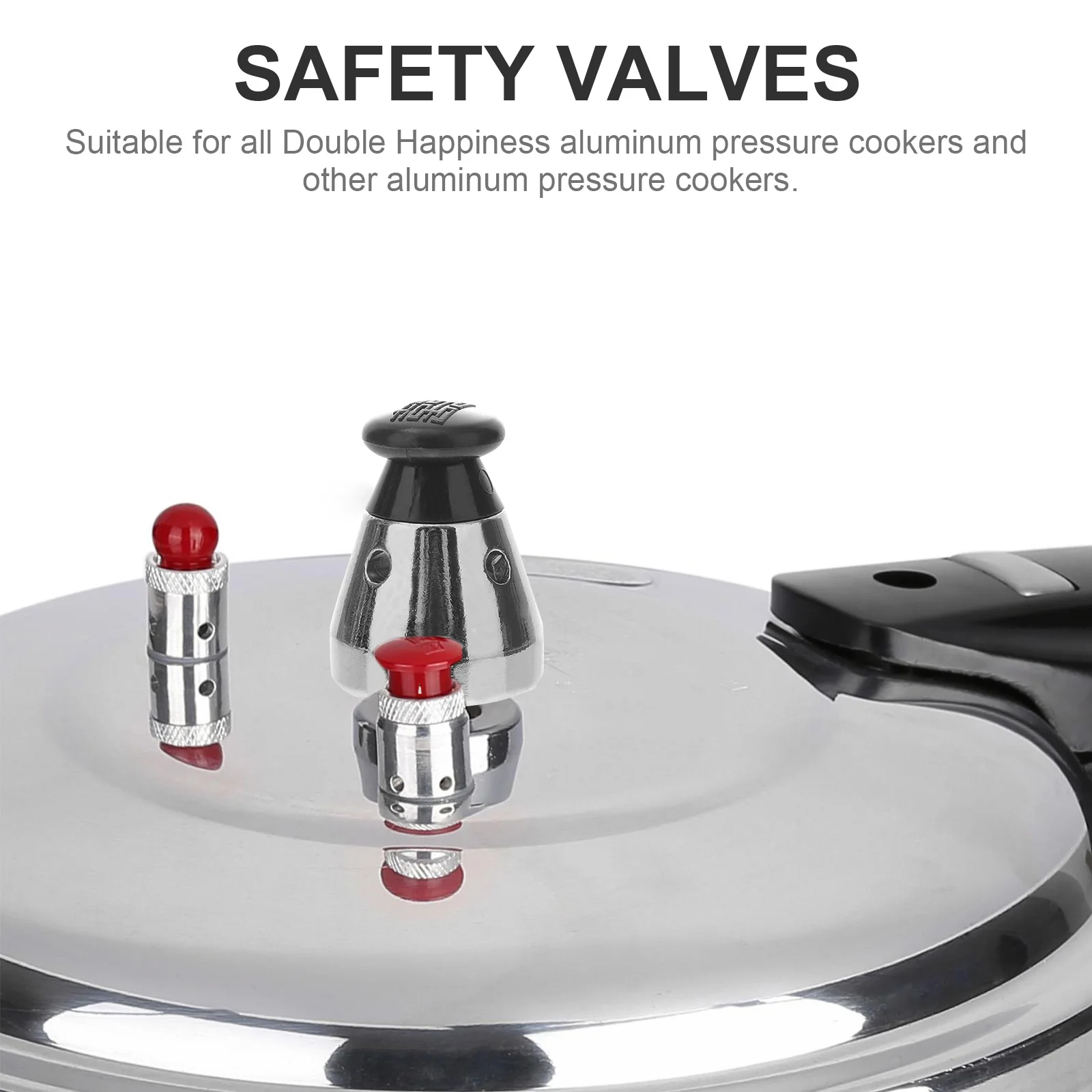 

Pressure Cooker Steam Jigger Relief Replacement Floater Safety Release Accessories Sealer Cookers Parts Diverter Exhaust Cap