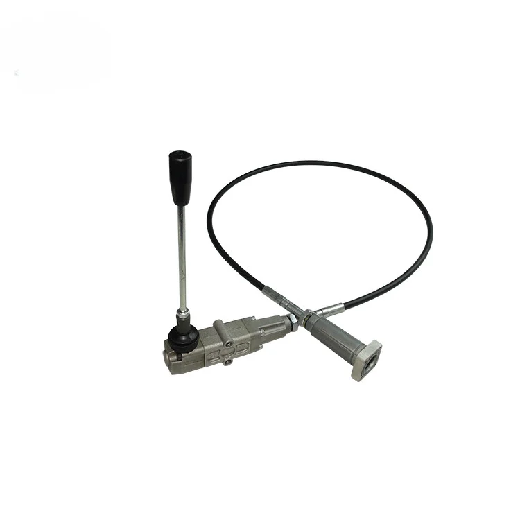 

Loader Control Valve with Joystick and bowden cable control lever Front loader block joystick