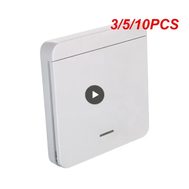 

3/5/10PCS Remote Control Smart Home Wiring Free Wireless Remote Control 433 Mhz Random Paste Wall Switch Intelligent Switch