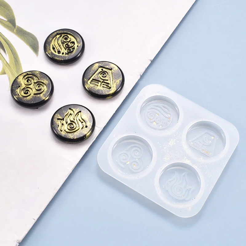 

Diy Crystal Epoxy Mold Religious Symbol Pendant Token Silicone Mold