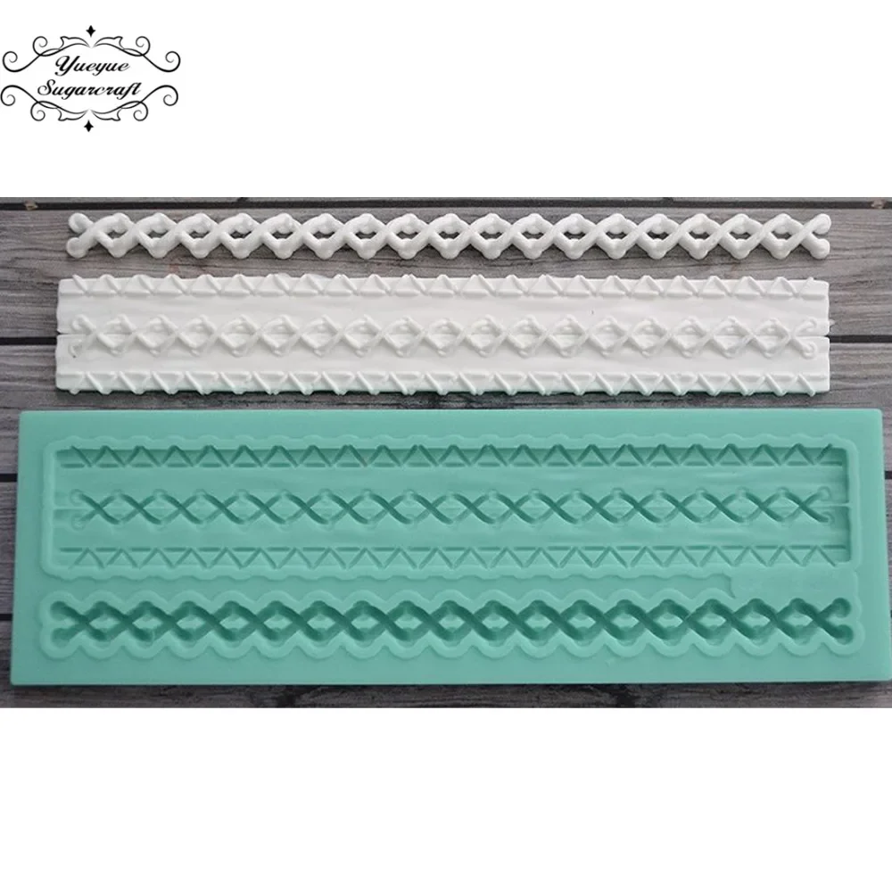Yueyue силиконовая форма для украшения кондитерских изделий помадки инструменты