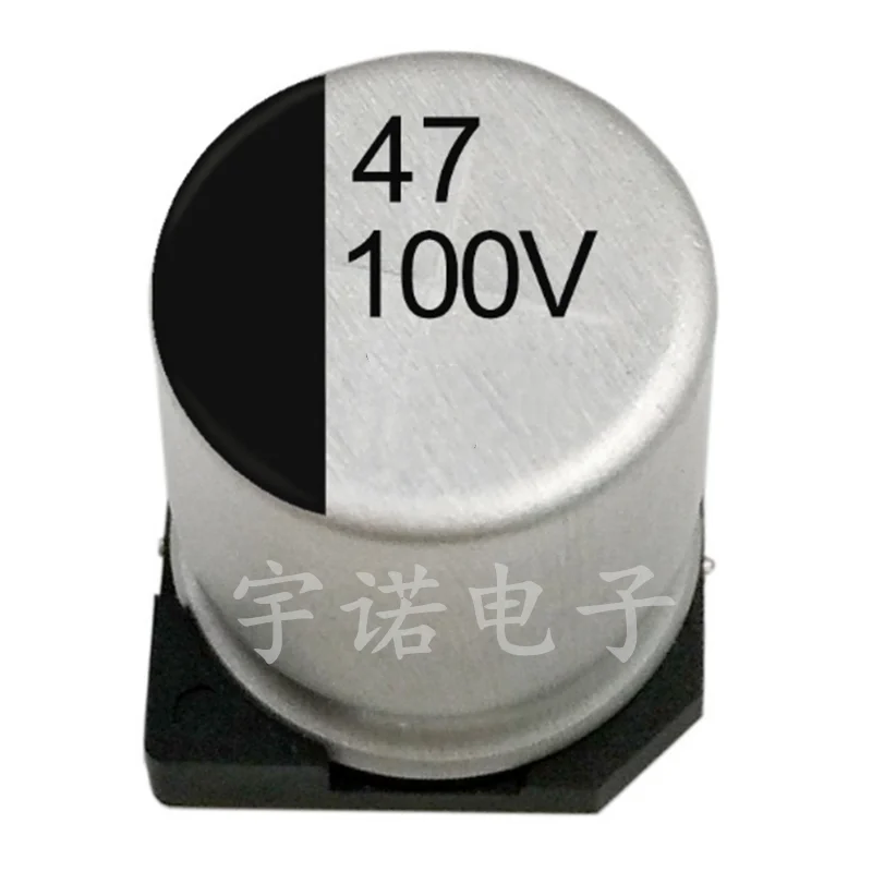 

10piece 100v47uf SMD Aluminum Electrolytic Capacitor Volume 10 * 10.5 SMD 47uF / 100V High-quality Good Quality Size：10x10.5（MM）