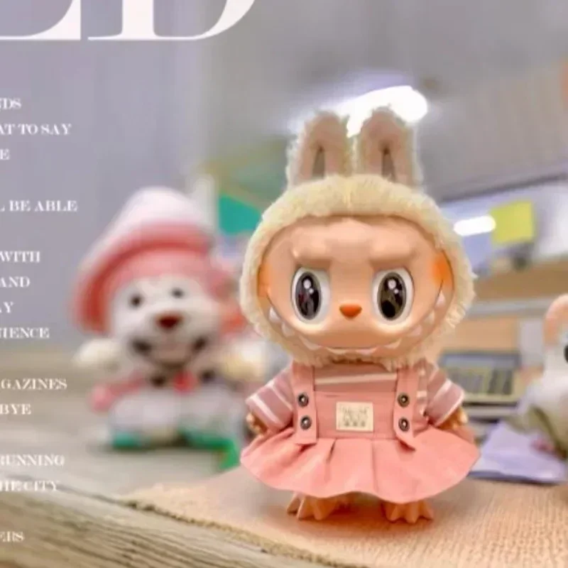 Экшн-фигурка Labubu 38 см игрушки для кукол одежда повседневный костюм комбинезон