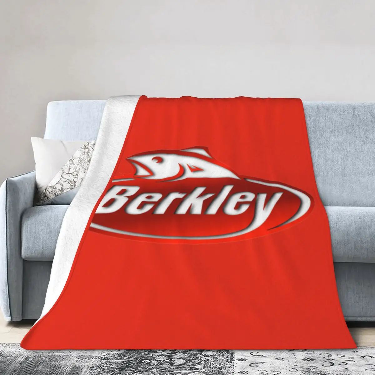 

Berkley Fishing Blanket Bed Soft For Bed Fuzzy Winter Comforter Anti-pilling Microfibers Non-stick Washable Harajuku Fluffy Soft