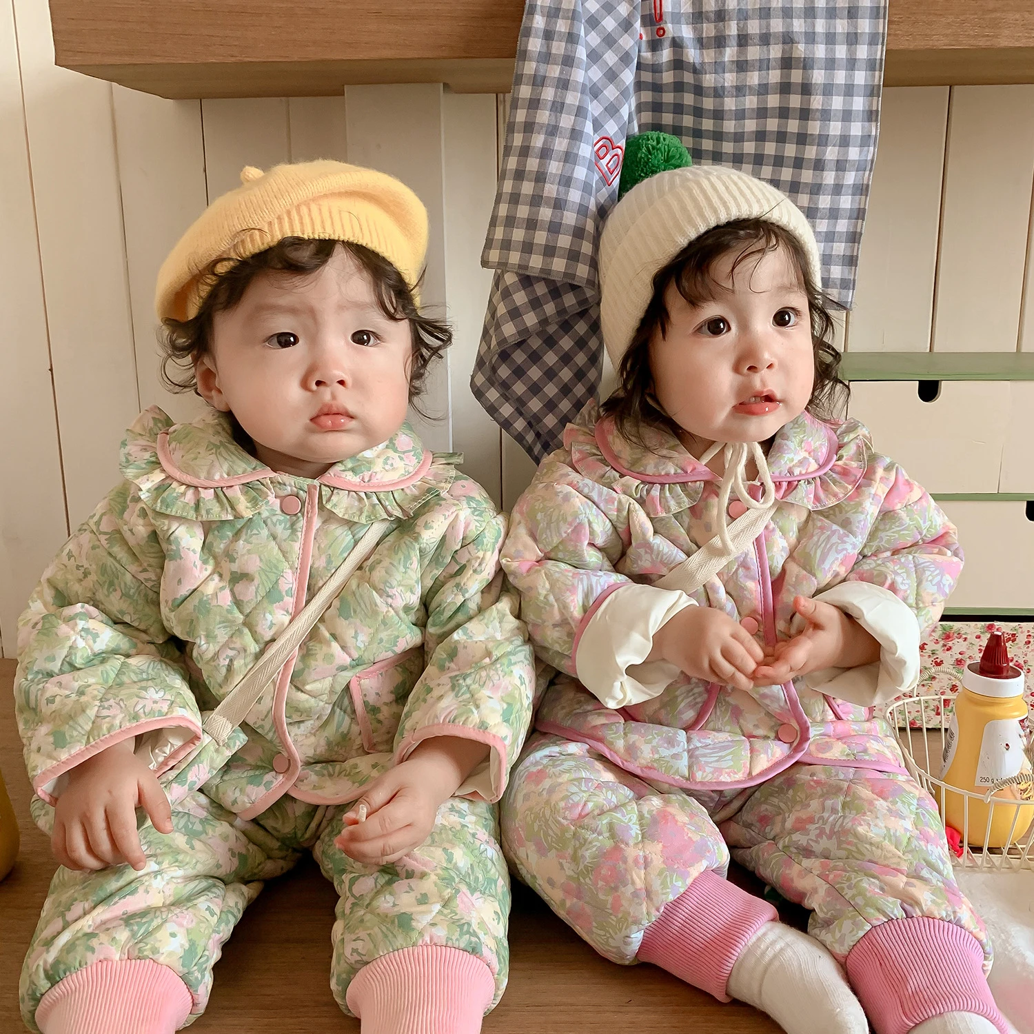 Criscky Spring Autumn Children Clothing Suit Baby Boys Girls Clothes Kids Jacket Pants 2Pcs/Sets Fahion Toddler Down Set