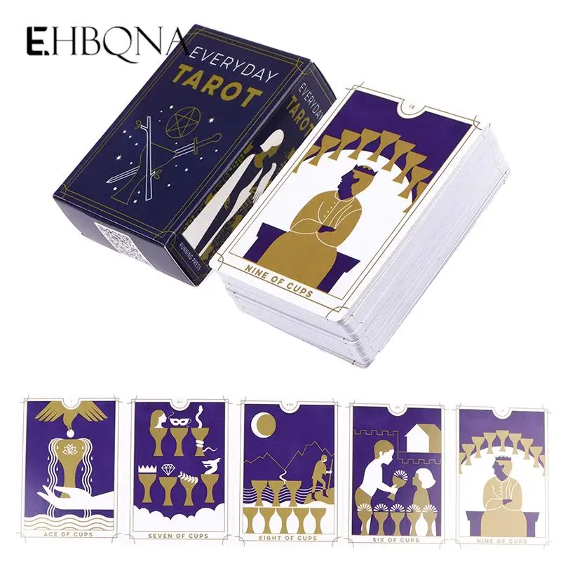 

78 шт., электронные настольные карты для ведьм-Таро