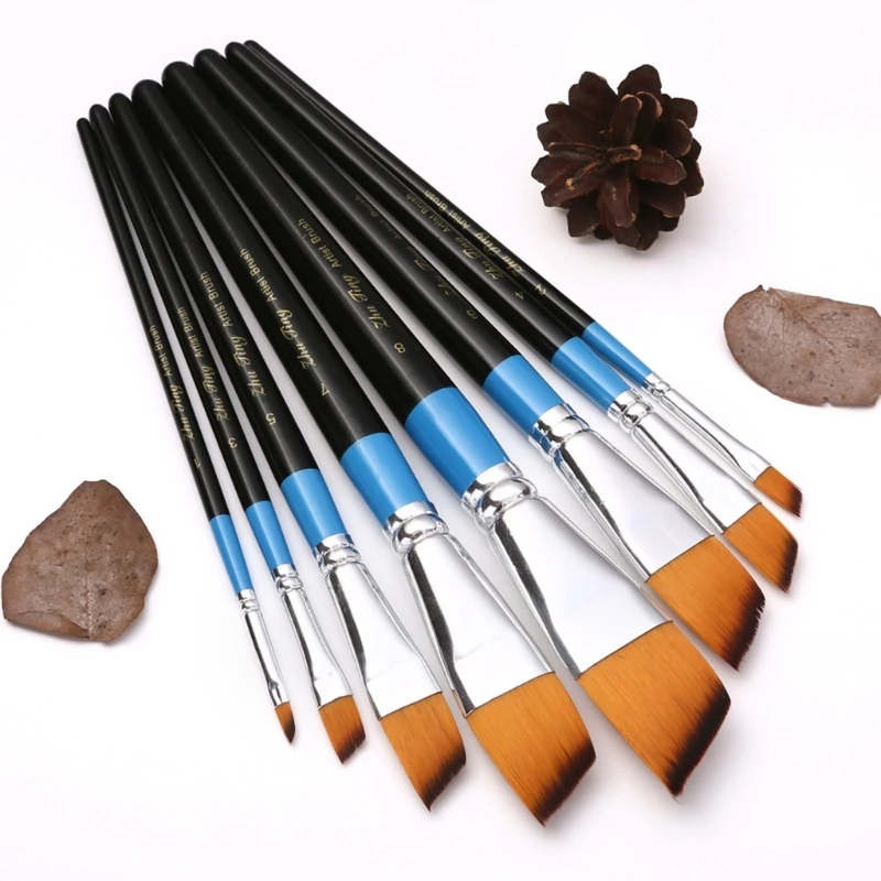 Кисть для акриловой краски кисть с тонким кончиком акварельной кисти F19E