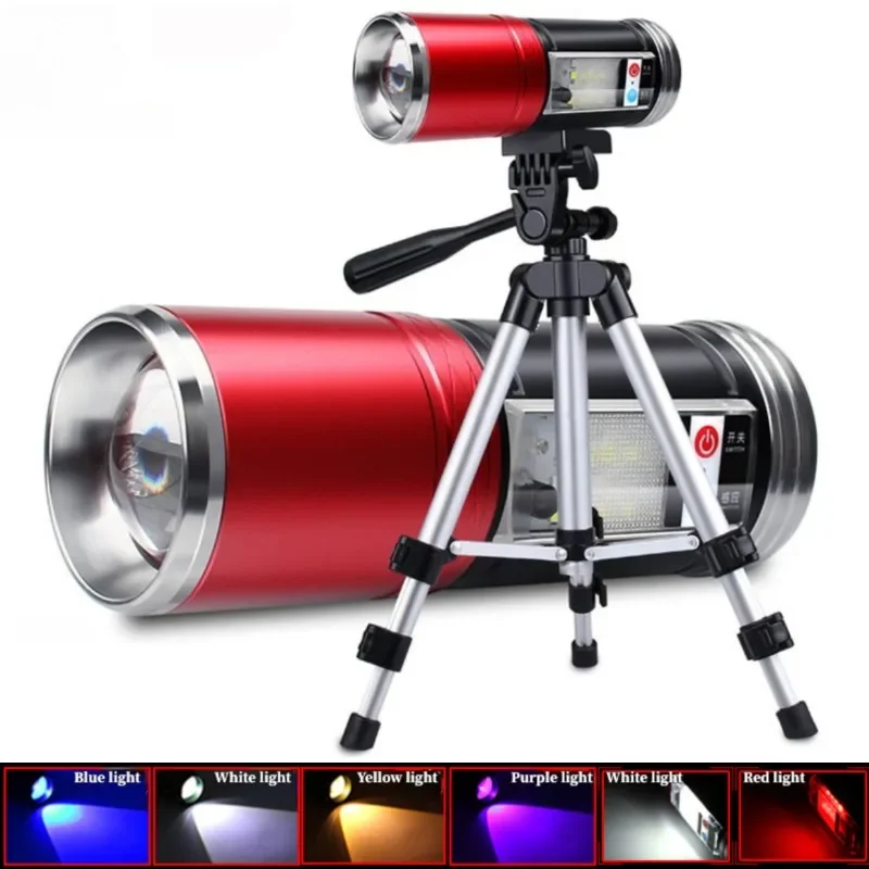 

Фонарик с USB-зарядкой, водонепроницаемый, с кронштейном