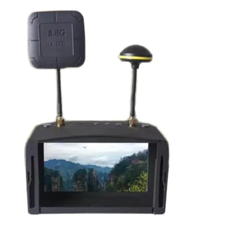 Фото Профессиональные FPV-очки 9IMOD LS-800D 5.8G 40CH с 5-дюймовым HD LCD-дисплеем 16:9, DVR и двойным антенным приемником №1