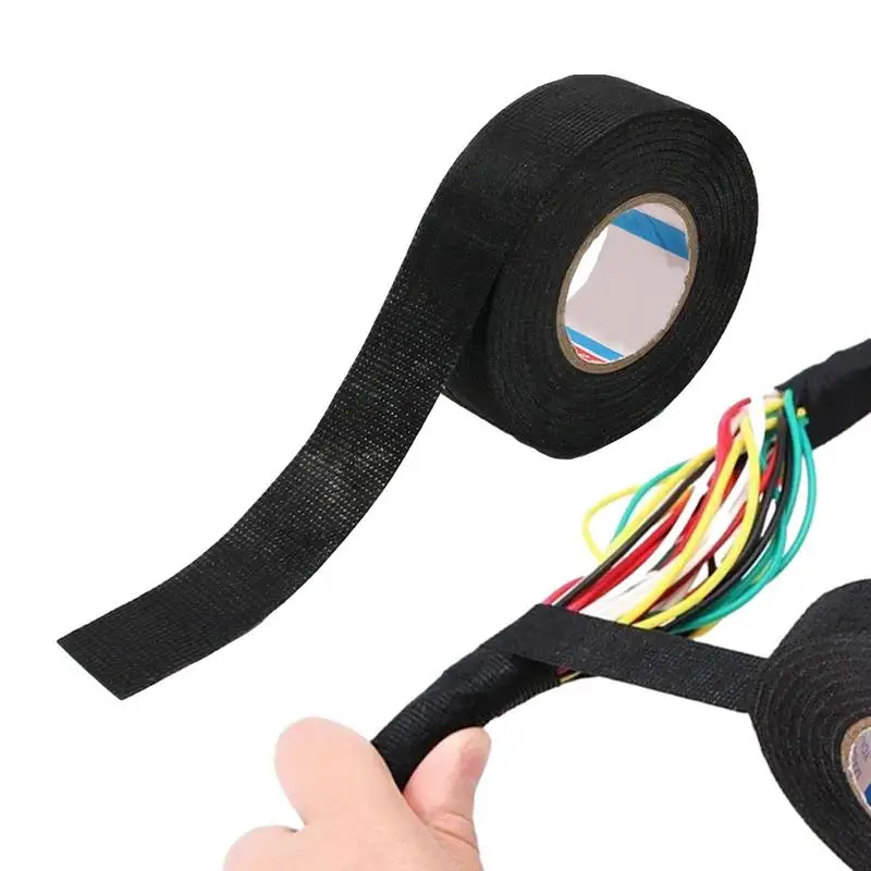 

Cloth Electrical Tape High Noise Resistance Friction Tape Auto Cable Harness Self-Adhesive Electrical Tape Heat-Resistant Cloth