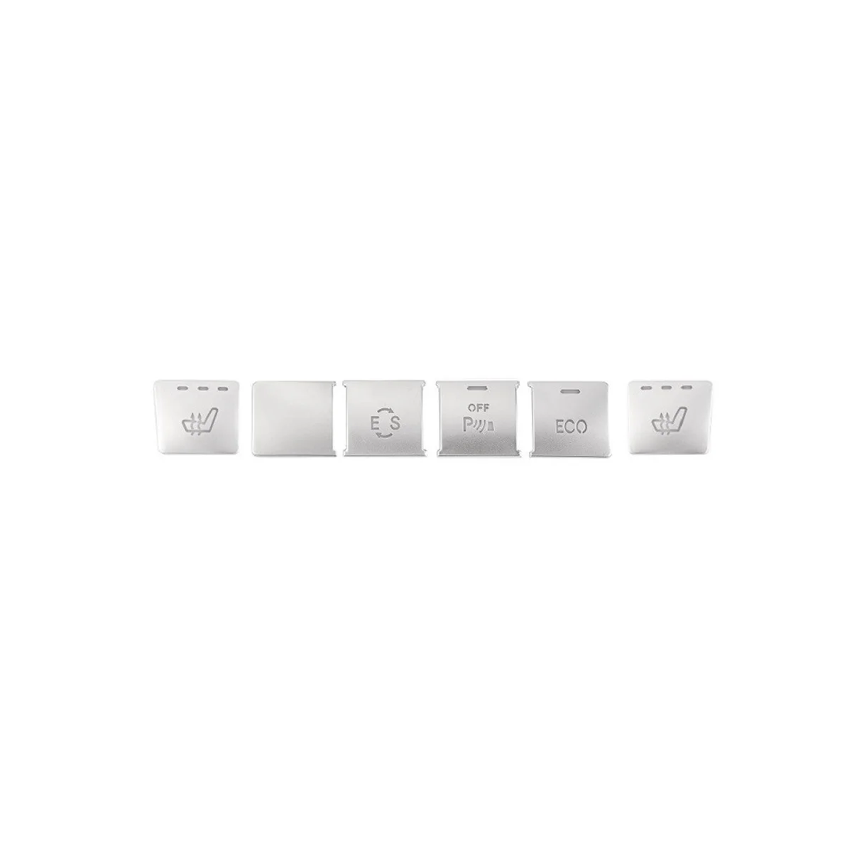 

Наклейка для кнопки кондиционирования воздуха в центральной консоли автомобиля, наклейка для Mercedes Benz GLK Class X204, аксессуары (B)