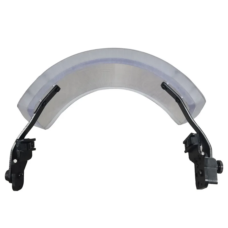 Фото NIJ IIIA Level 3A Face Shield для MICH Fast Helmet, тактический баллистический козырек с планкой Пикатинни, военная полиэтиленовая маска, защита для страйкбола №2