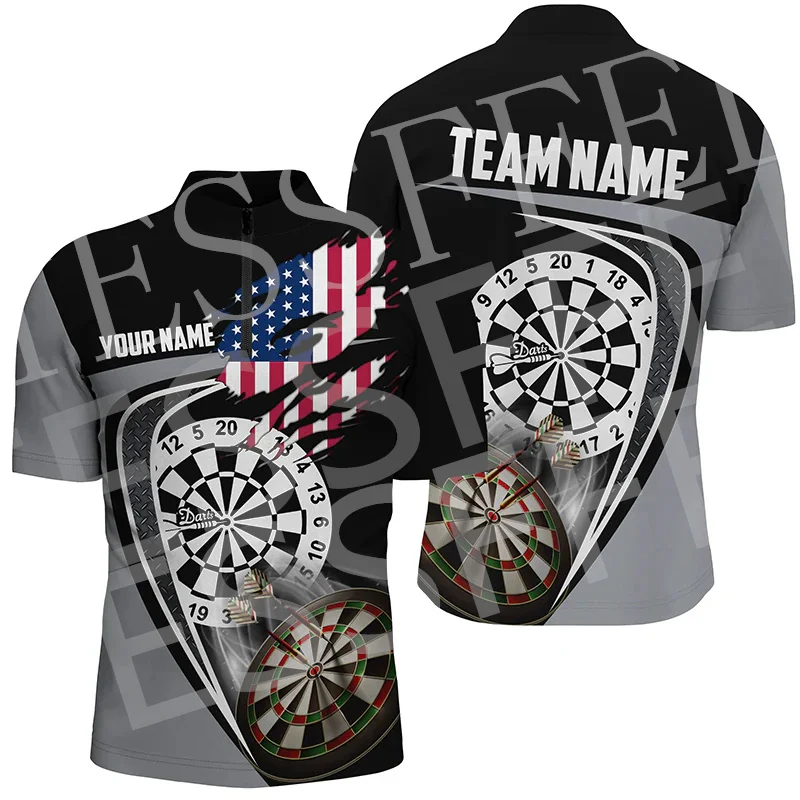 Рубашка-поло в стиле Харадзюку с коротким рукавом