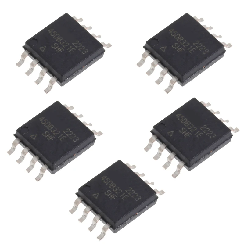 

5Pcs AT45DB321E-SHF-T Flash Memory 32MB SOP-8 SPI 528 bytes x 8192 Pages