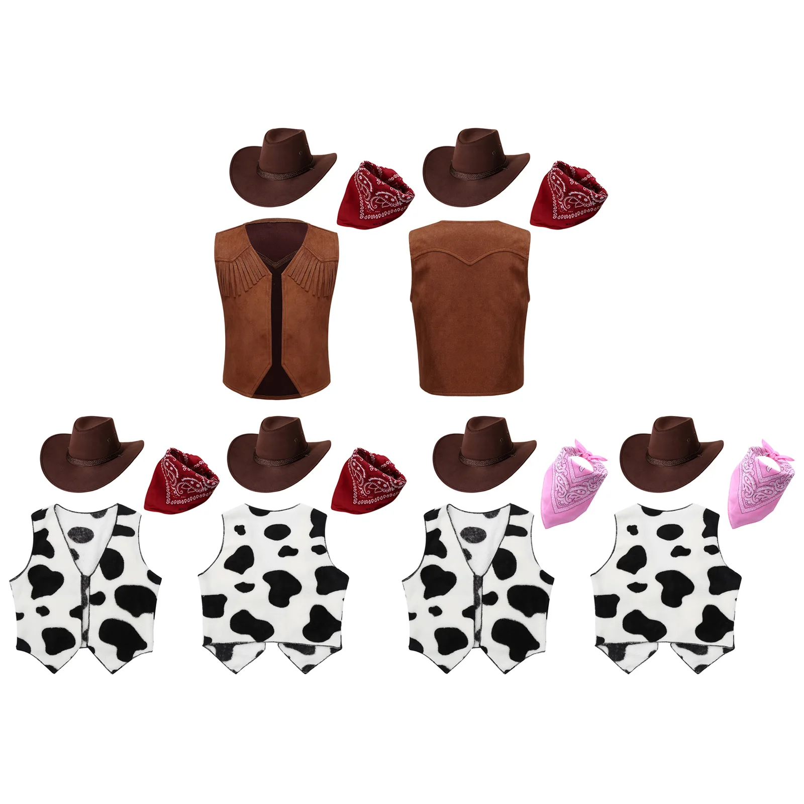 Детский ковбойский костюм на Хэллоуин для мальчиков ковбойская шляпа открытый