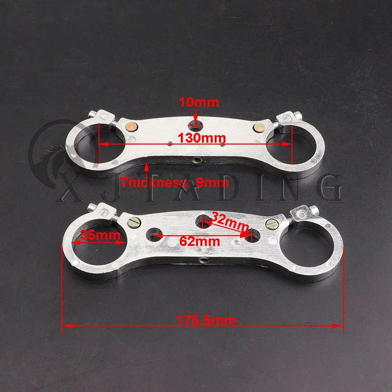 Передняя вилка 25 35 мм, Перевернутый Амортизатор, верхняя и нижняя пластины для 47cc49cc Mini Moto, внедорожного велосипеда, мотоцикла