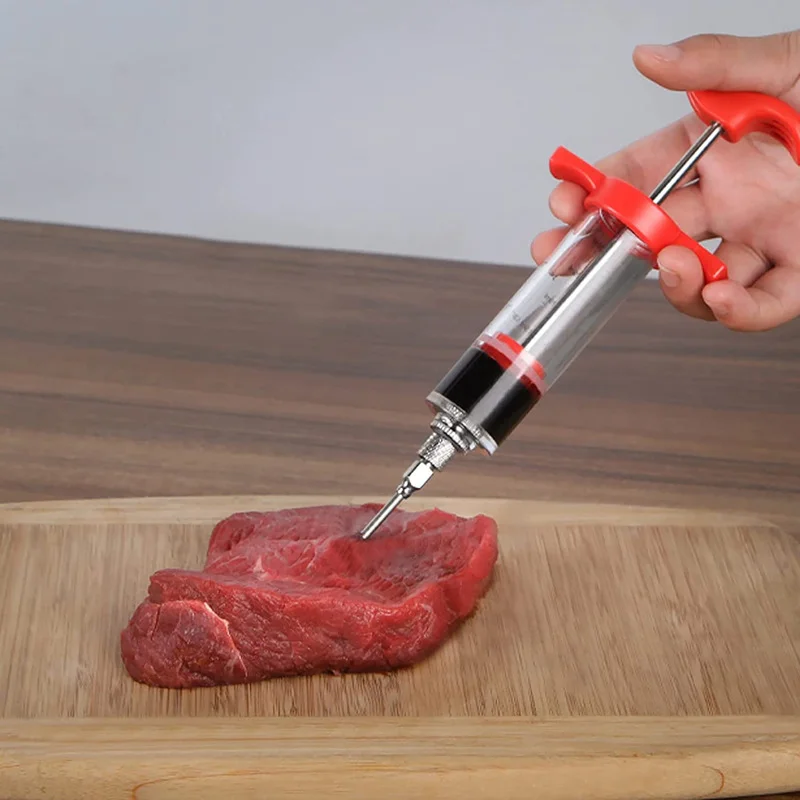

Flavor needle Turkey pork bbq steak meat sauces syringes marinades kitchen accessories Spices cooking tools kitchen gadgets beef