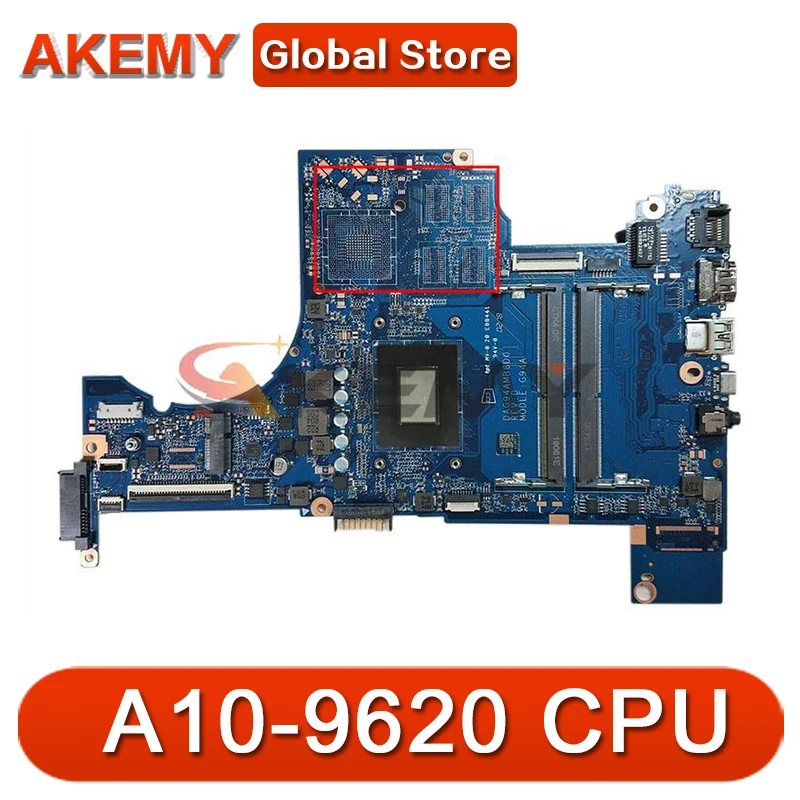 

For HP Pavilion 15-CD 15Z-CD Laptop Motherboard DAG94AMB8D0 With A10-9620 CPU 100% Fully Tested 926287-601 926287-501 926287-001