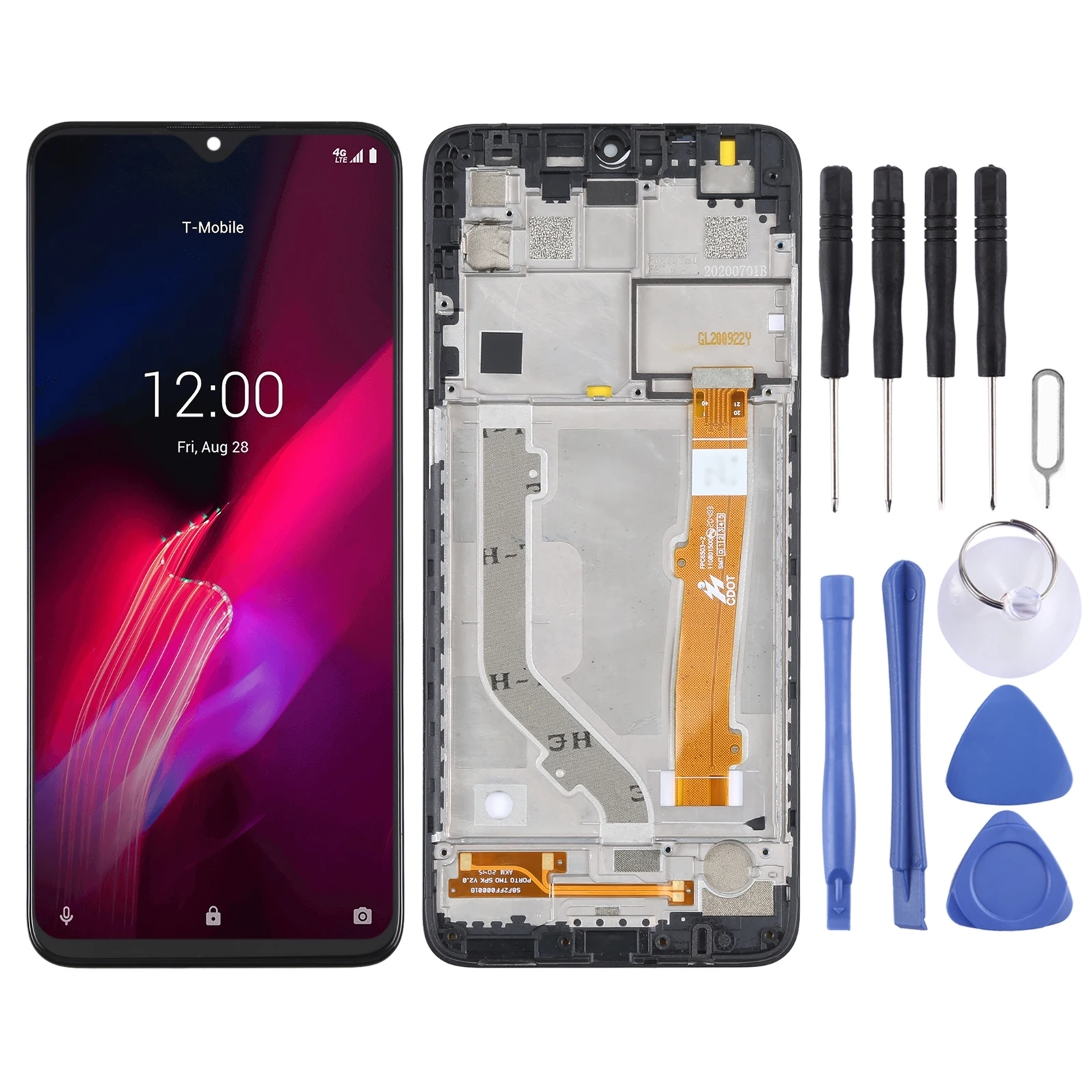 OEM ЖК-экран для T-Mobile Revvl 4 + 5062 506W 5062Z дигитайзер Полный комплект с рамкой